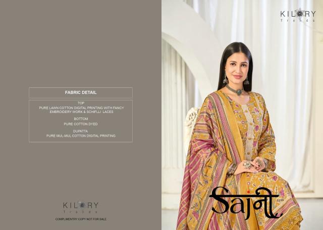 Kilory sajni cotton dress material wholesale in borivali